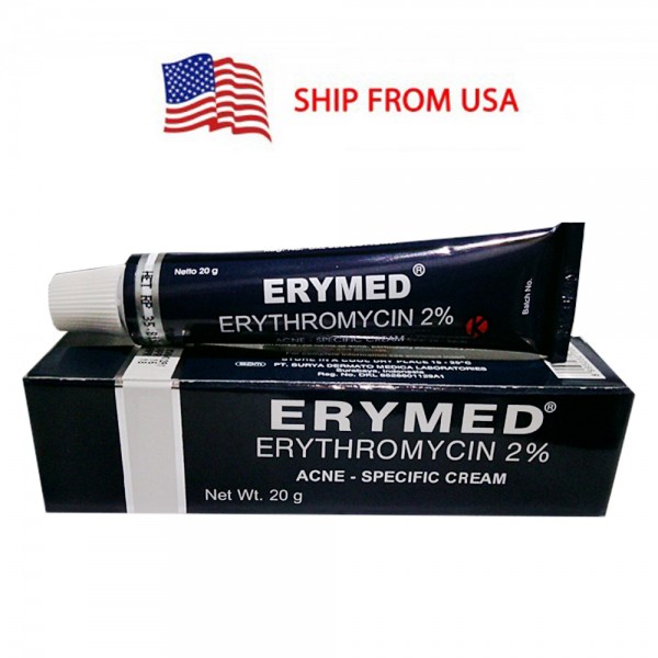 ERYMED Erythromycin 2% Cream – Acne Cream for Papules and Pustules