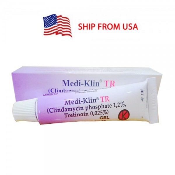 Medi-Klin TR Clindamycin + Tretinoin Cream for Inflamed Acne, Pimples Acne Vulgaris