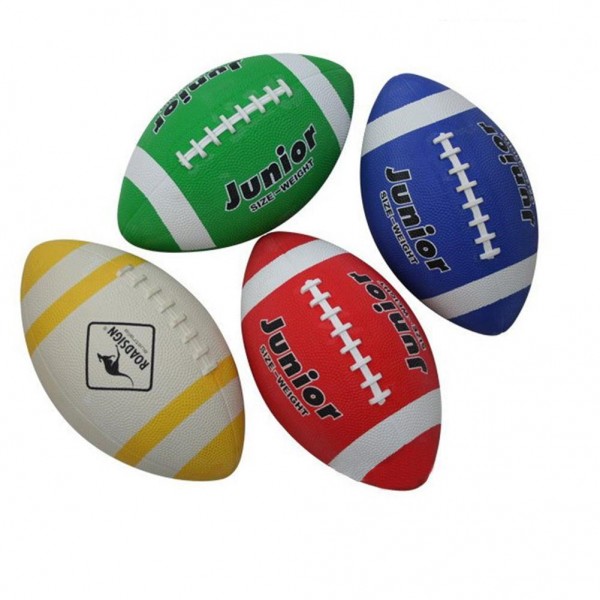 Hobby Lane Outdoor Entertainment Supplies American Size 7 Durable Wear Training Rubber Rugby Ball Football Color Random Hot Sale