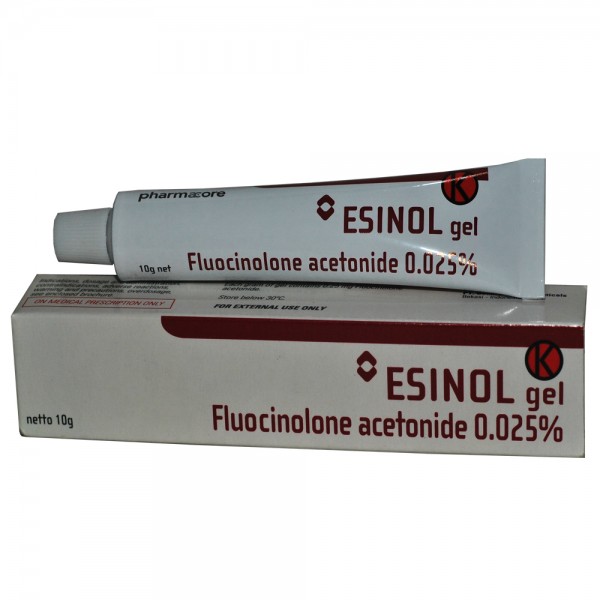 Esinol Gel - Fluocinolone Acetonide 0.025% for Itching, Eczema, Seborrhea, Psoriasis