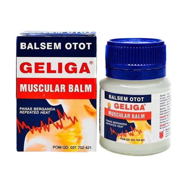 BALSEM OTOT GELIGA 20 GRAM helps relieve muscle and joint pain