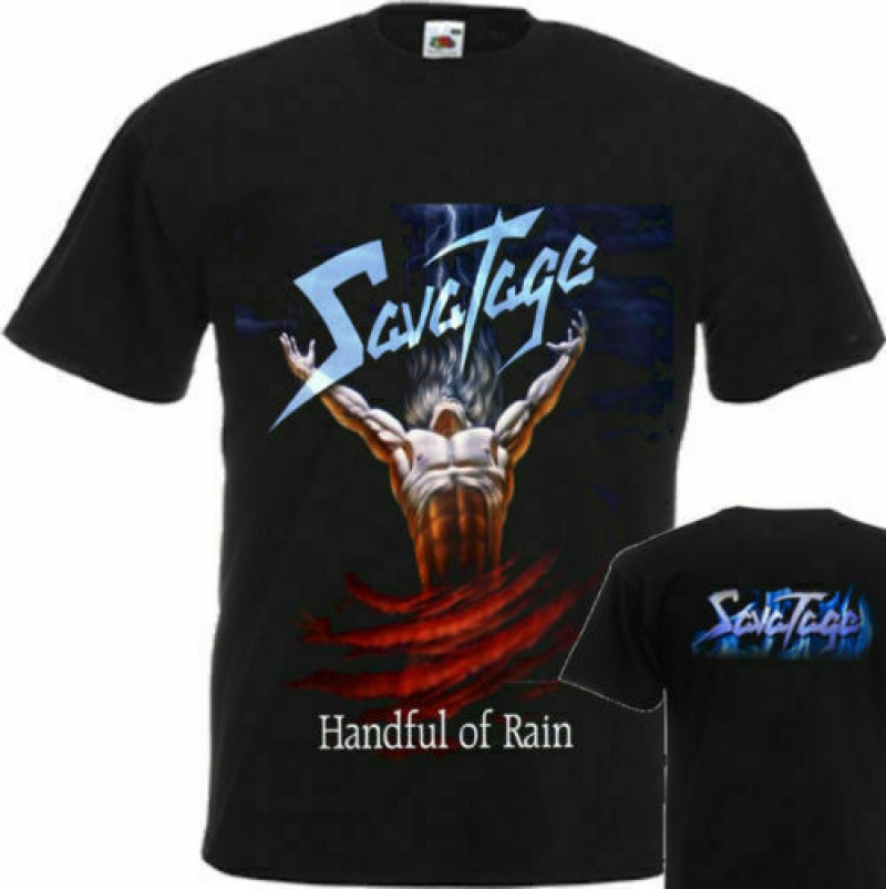 handful Of Rain By Heavy Metal Band Savatage T Shirt