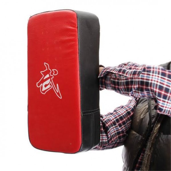 1 pcs Punching Bag Boxing Pad Sand Bag Fitness Taekwondo MMA Hand Kicking Pad PU Leather Training Gear Muay Thai foot Target S