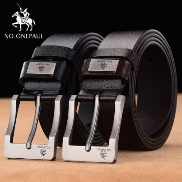 NO. ONEPAUL cow leather luxury belt male belts for men new fashion classice vintage pin buckle men belt High Quality