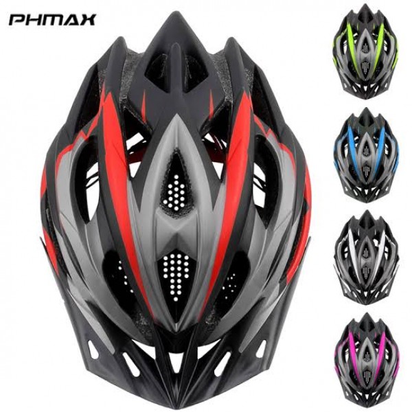 PHMAX 2019 Bicycle Helmet Ultralight EPS + PC Cover MTB Road Bike Helmet Integrally mold Bicycle Helmet Cycling Safe Cap