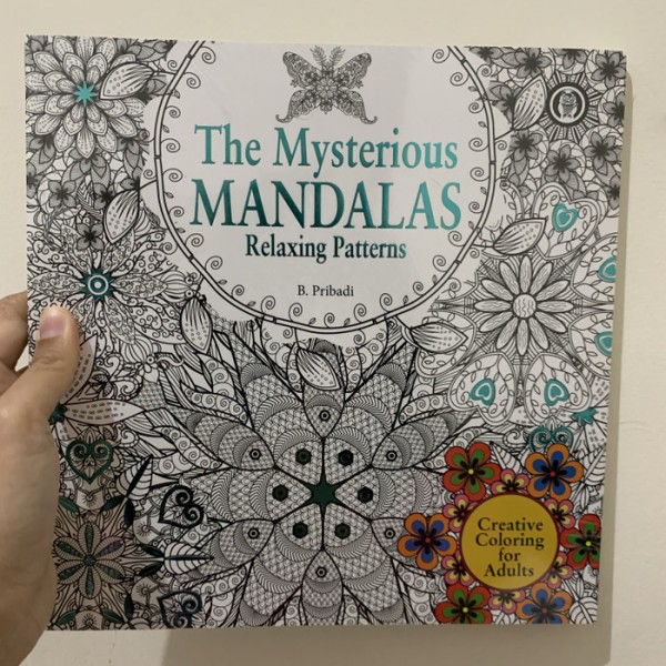 Art Therapy Anti Stress Adult Coloring Book The Mysterious Mandalas