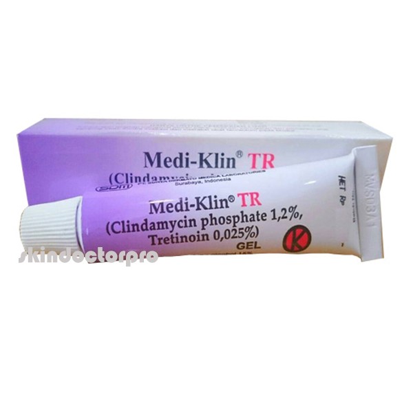 Medi-Klin TR Clindamycin + Tretinoin Cream for Inflamed Acne, Pimples Acne Vulgaris