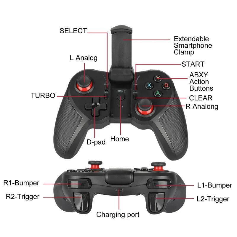 Dragon T12 PRO Bluetooth Gaming Controller for Android and IOS
