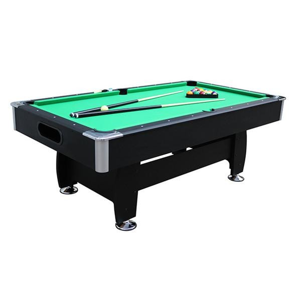 SUB-8446R-1LZ American Style 7 feet Wood Billiard Table With 16pcs Balls 2 Cue Modern Strong Frame leg Sport Equipment Snooker