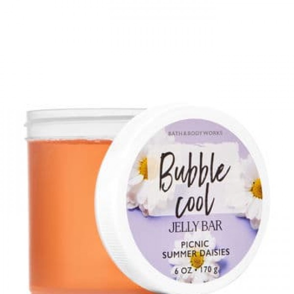 Bath & Body Works PICNIC SUMMER DAISIES Bubble Cool Jelly Bar 6 oz / 170 g