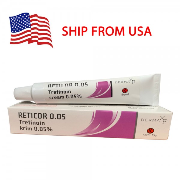 Reticor Vitamin A Cream 0.05 Retin Tretin-Oin for Acne Scars Treatment and Removal Cream