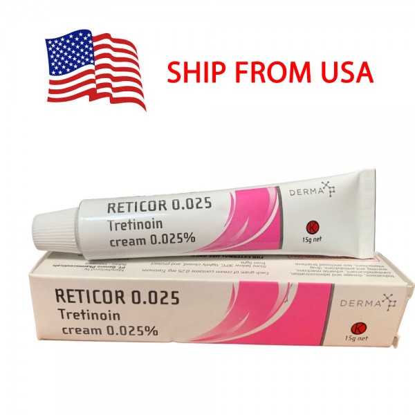 Reticor Retin Cream 0.025 - Tretin-Oin for Acne Scars Removal and Treatment Cream