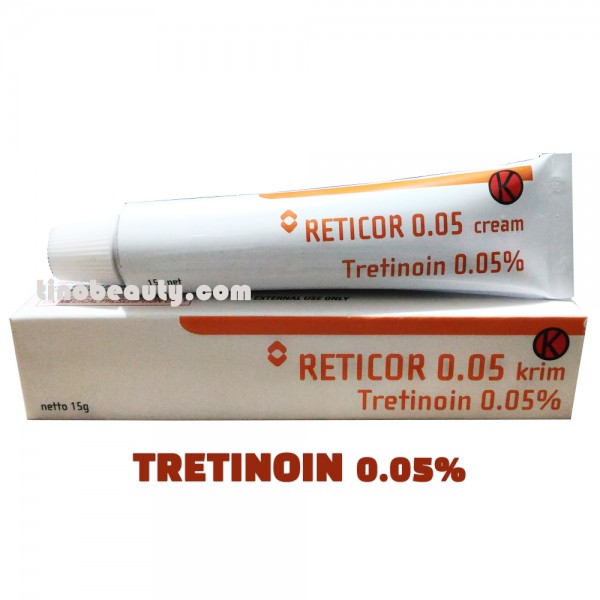 Reticor 0.05% Vitamin A Retin Cream For Acne, Wrinkles, Comedo