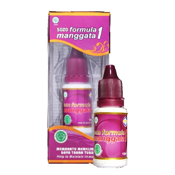 Herbal Drops Soman - Sozo Formula Manggata for Diabetes Cholesterol Rheumatic Gout Immune