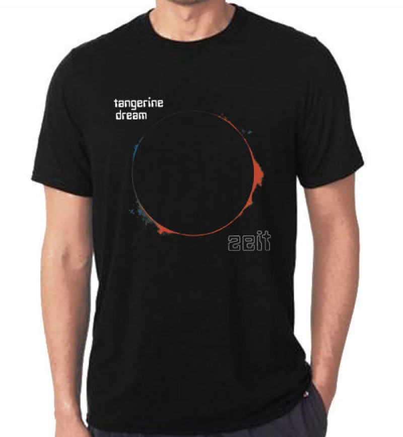 tangerine dream album cover Black Design T Shirt