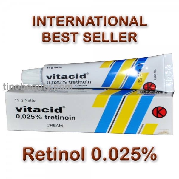 Vitacid 0,025% CREAM Anti Ageing Acne, Wrinkles, Papules